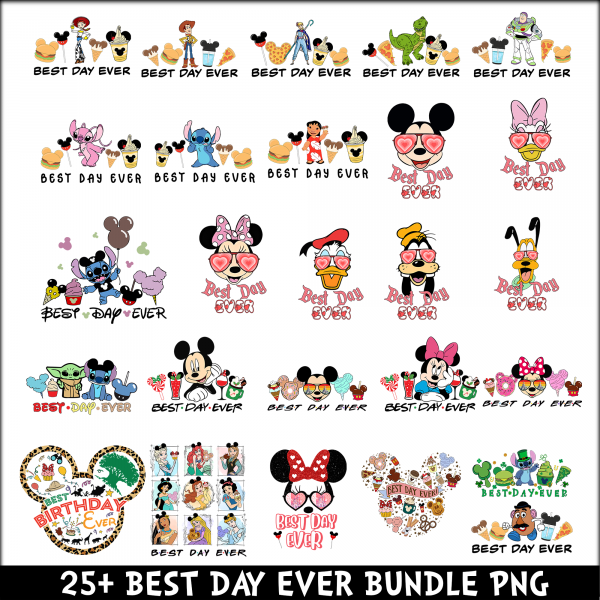 Best Day Ever 25+ PNG Bundle