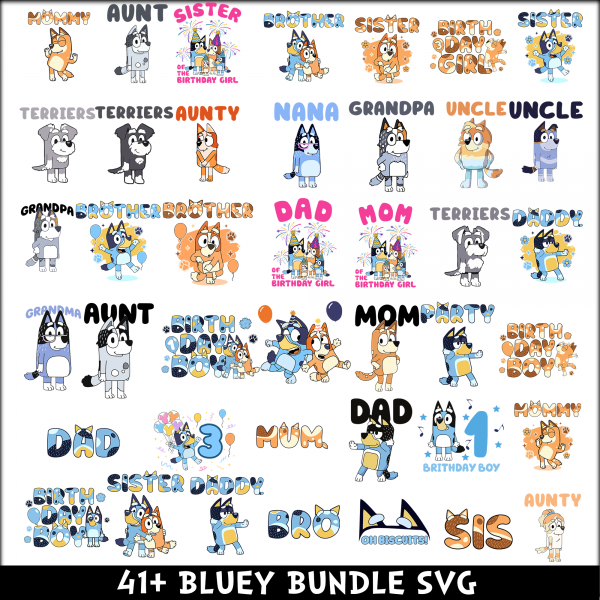 Bluey SVG Bundle
