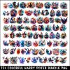 Colorful Harry Potter PNG Bundle