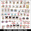 Disney 2024 76+ PNG Bundle