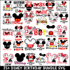 Disney Birthday 35+ SVG Bundle