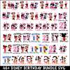 Disney Birthday 46+ SVG Bundle