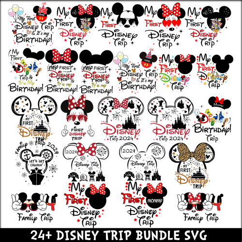 Disney Trip 24+ SVG Bundle