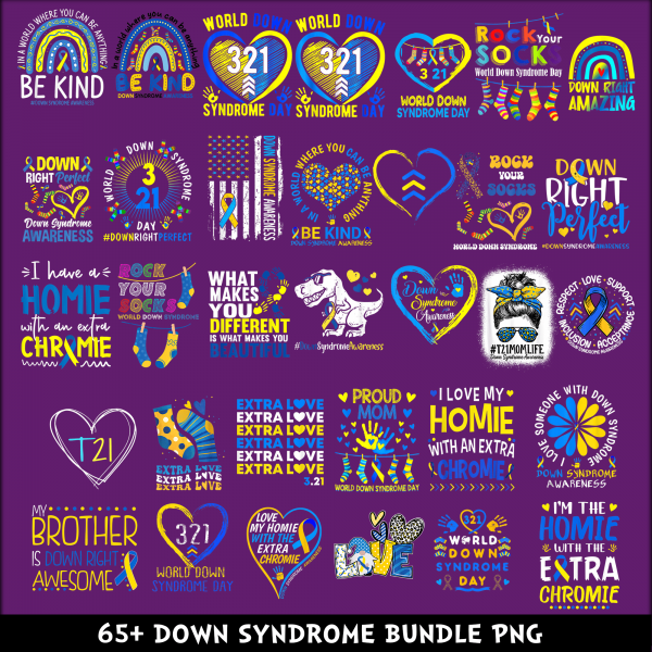 Down Syndrome PNG Bundle