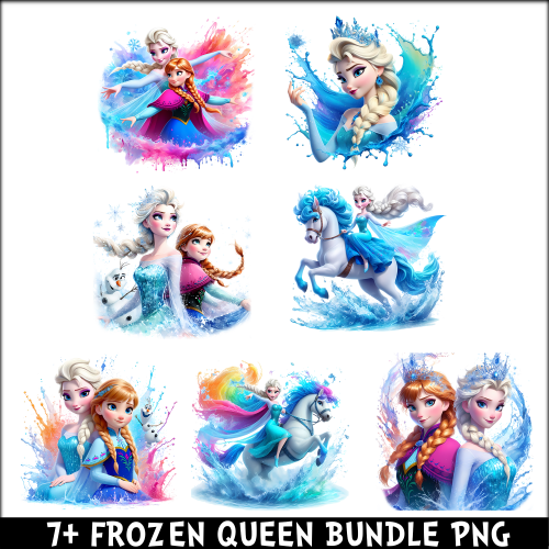 Frozen Queen PNG Bundle