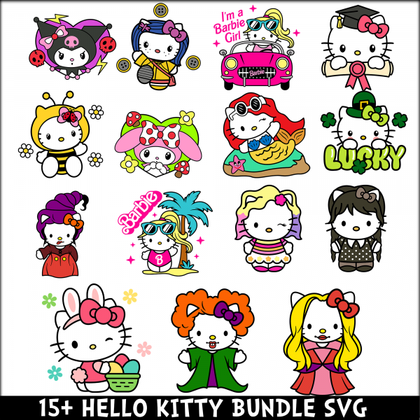 Hello Kitty Bundle PNG
