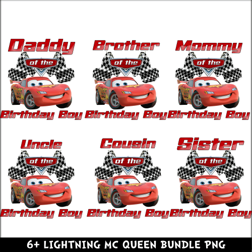 Lightning McQueen PNG Bundle