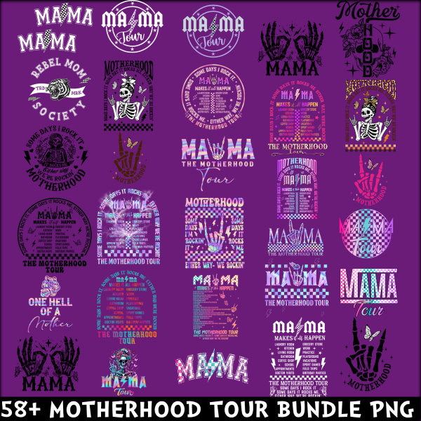 Motherhood Tour PNG Bundle