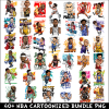 NBA Cartoonized PNG Bundle