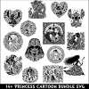 Princess Cartoon SVG Bundle