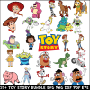 Toy Story SVG PNG PDF DXF EPS Bundle