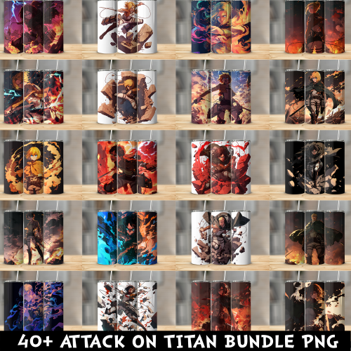 Attack On Titan PNG Bundle