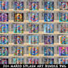Mario Splash Art PNG Tumbler Bundle