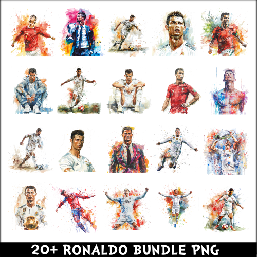 Ronaldo PNG Bundle