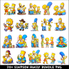Simpson Family PNG Bundle