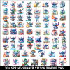 Spring Summer Stitch PNG Bundle