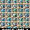 Summer Stitch PNG Tumbler Bundle